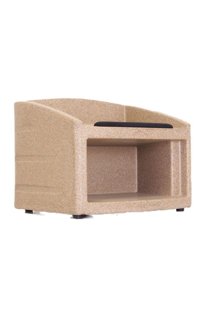 Accent Presenter Table Top Podium Lectern, Beige Granite