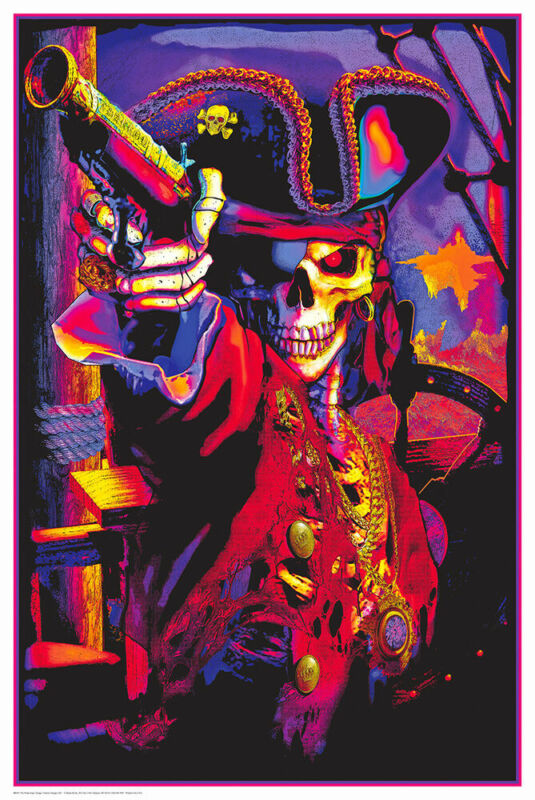 Pirate King - Blacklight Poster - 24x36 - 458