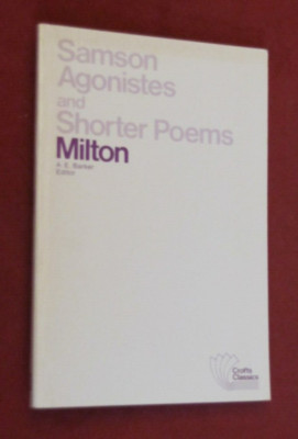 Samson Agonistes and Shorter Poems by John Milton (1950, Paperback) VG+