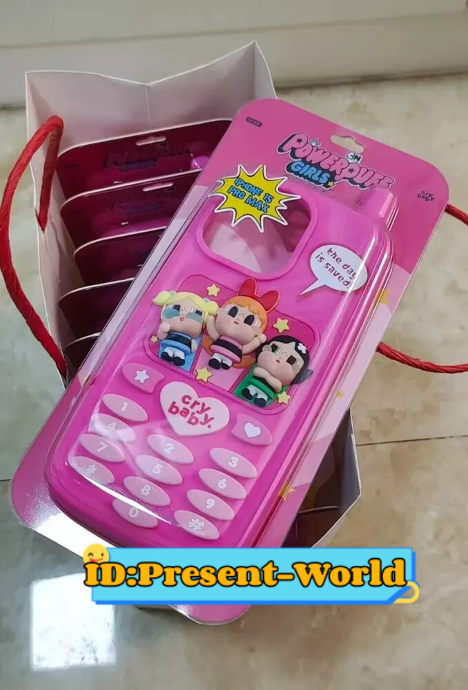 POPMART CRYBABY × Powerpuff Girls Series-Phone Case iPhone