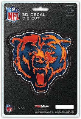 Chicago Bears 3D Decal 5'' x 6.25''