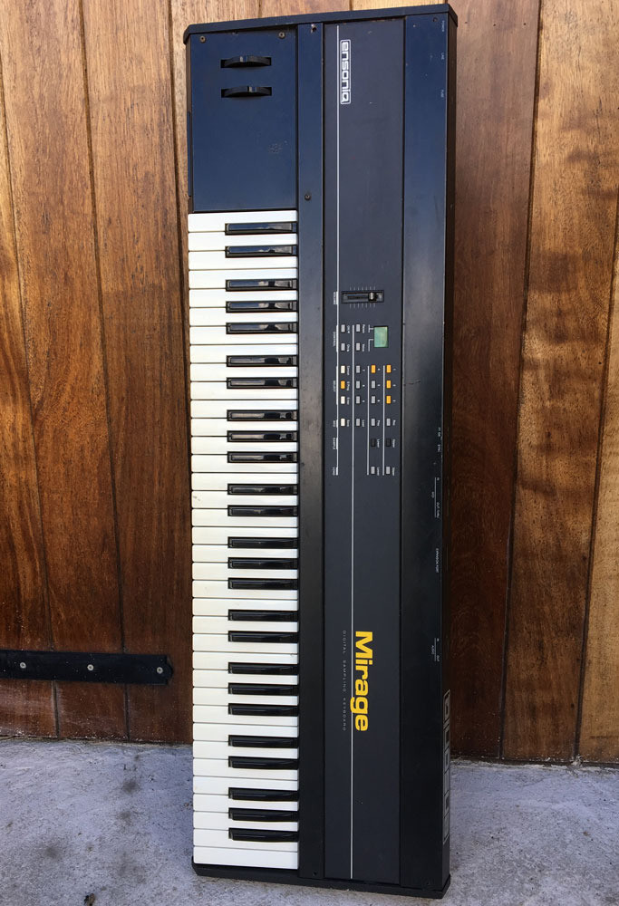 Ensoniq Mirage DSK8 vintage sampling keyboard, Rednal B45, South