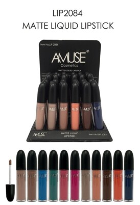Amuse 2084 Matte Liquid Lip Lipstick Set of 12 Colors