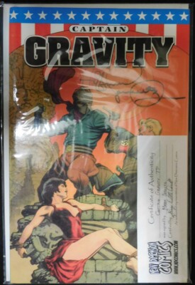 CAPTAIN GRAVITY PENNY-FARTHING TPB COMIC 1ST PRINT SIGNED MARK SHULTZ 1999 NM