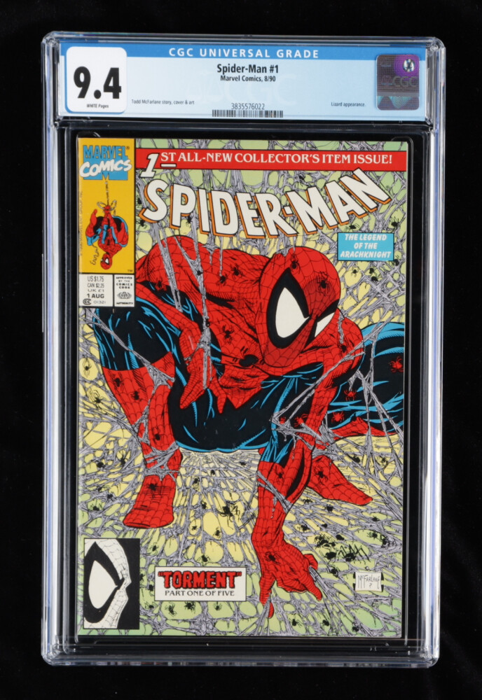 SPIDER-MAN #1 1990 Collectors アメコミリーフ Spider-Man #1 (Marvel 1990) | RAW 7.0 FN/VF | Green w/ Gray