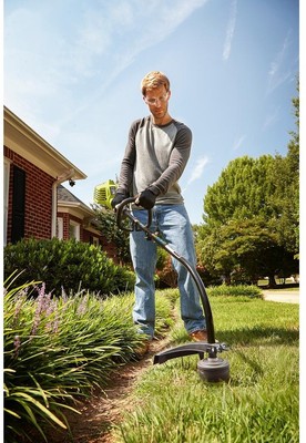 Curved Shaft Gas String Trimmer Weed Wacker Eater Edger Ryobi Attachment Capable