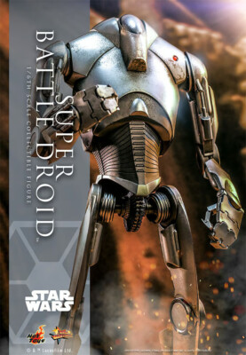 Hot Toys MMS682 Star Wars EP 2 AOTC Super Battle Droid 1/6 Scale Figure In Stock