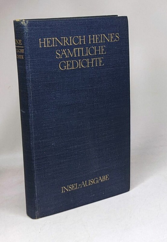 Heinrich Heines Gedichte - Buch Der Lieder 1827 | Heinrich Heines | Bon Ã©Tat