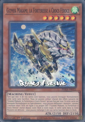 Yu-Gi-Oh ! Gizmek Makami, la Forteresse A Crocs Féroce PHRA-FR022 VF/SUPER