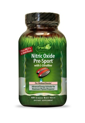 Irwin Naturals Nitric Oxide Pre-Sport 60 Softgel