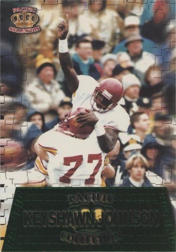 1996 Pacific Pure NFL Gridiron Keyshawn Johnson #GG-32