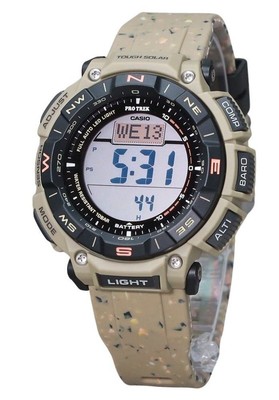 Casio PRO TREK Climber Line Digital Silicon Strap PRG-340SC-5 100M Mens Watch
