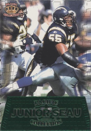1996 Pacific Pure NFL Gridiron Junior Seau #GG-38