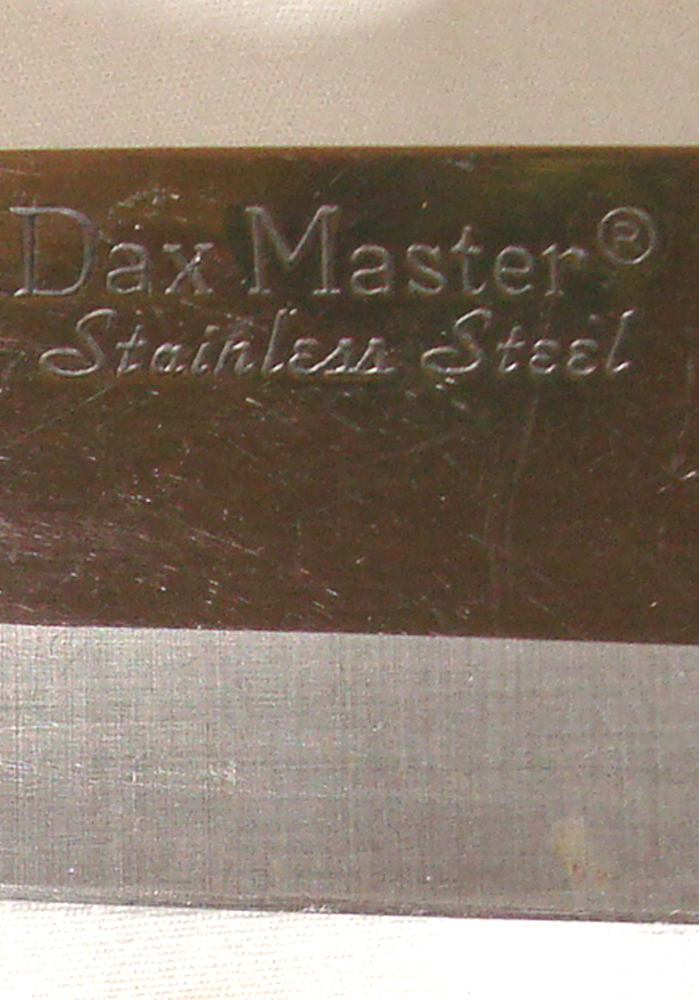 Vintage DAX MASTER WOODEN HANDLE STAINLESS STEEL CARVING CHEF'S KNIFE JAPAN MADE