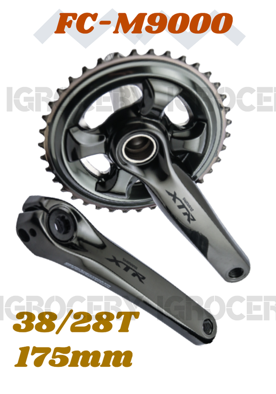 Shimano XTR FC-M9000 Double 38/28T 175mm MTB 2x11Speed Crankset (WITHOUT BB) New