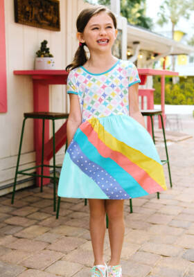 NWT Girls MATILDA JANE Lets go together Roy G Biv Dress size 8
