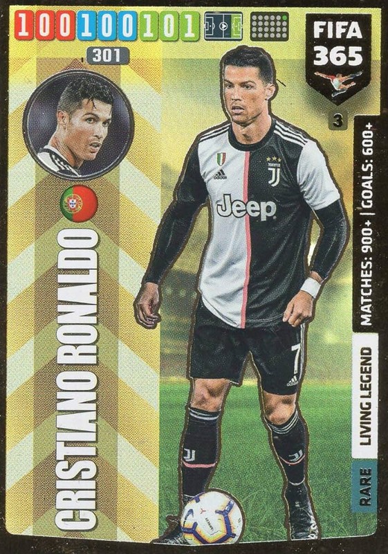 Panini Adrenalyn Xl Fifa 365 2020 Cristiano Ronaldo Living Legend Rare Juventus