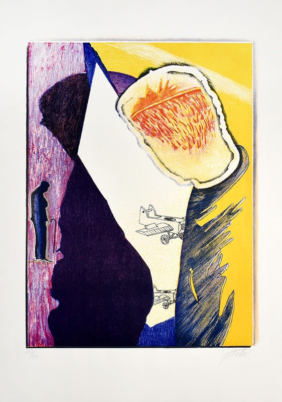 Jonkman, Ohne Titel. [2007]. [Signierte Original-Farblithografie].