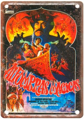 Arabian Adventure Vintage Movie Poster Old Retro Look Metal Sign MP186