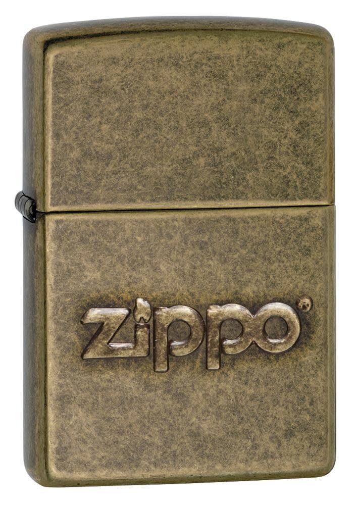 Zippo 28994, классическая зажигалка с антикварной латунной отделкой, штампованная, полноразмерная