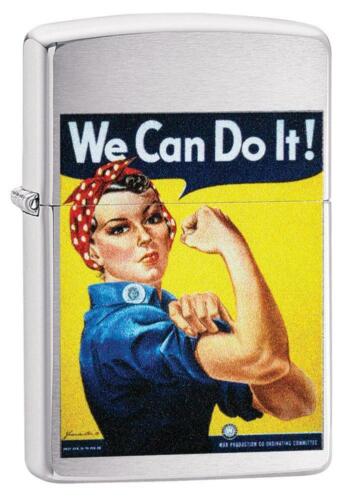 Zippo Windproof We Can Do It, Rosie The Riveter Lighter, 29890, New In Box