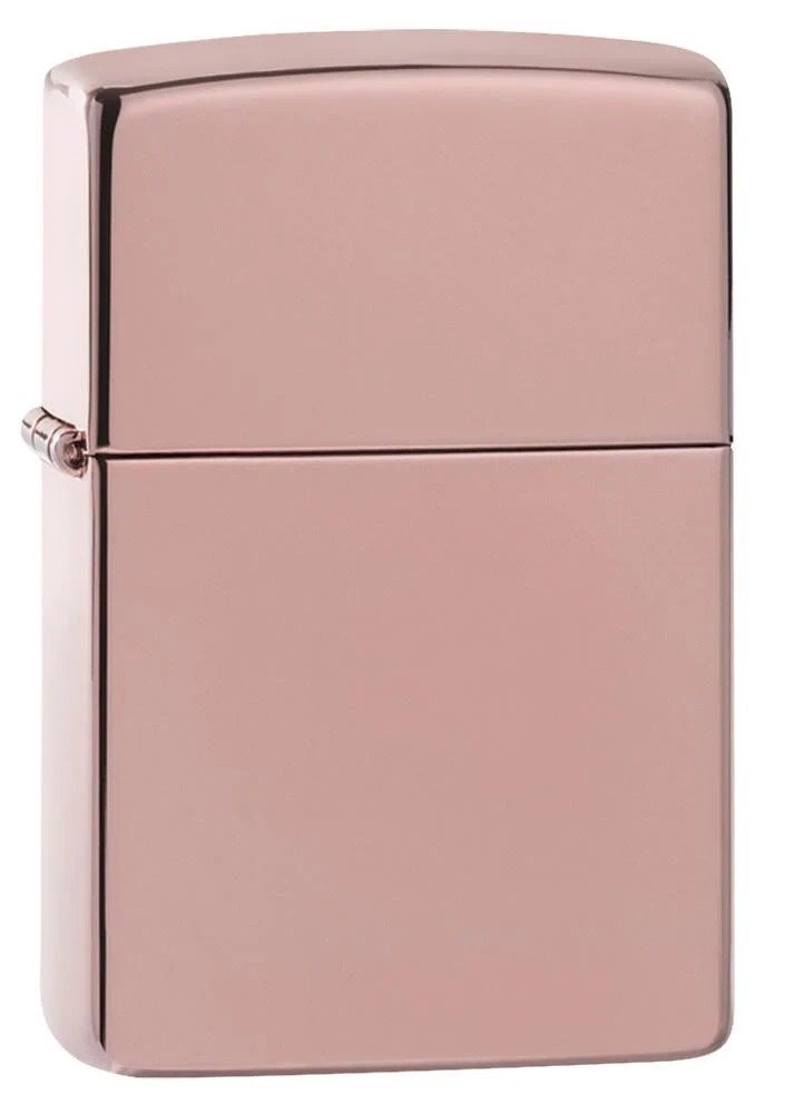 Zippo 49190, зажигалка с полированной отделкой из розового золота, полноразмерная