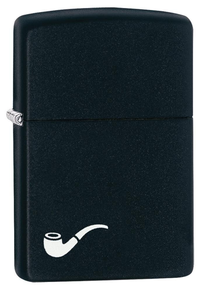 Zippo 218PL, зажигалка для трубки, классическая черная матовая зажигалка