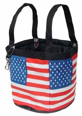 Patriotic USA Flag Horse or Pet Nylon Grooming Tote Bag