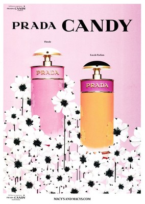 Lea Seydoux 2 pg clipping 2012 ad for Prada Candy Floral
