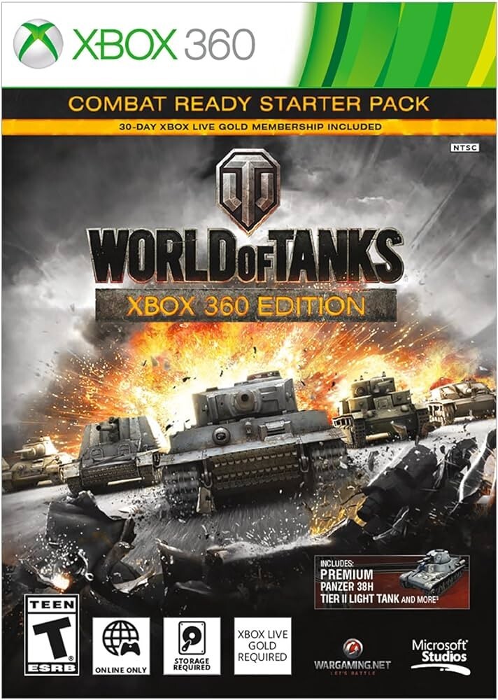 XBOX360 ワールドオブタンク  XBOX360 Edition 新品未開封 WORLD OF TANKS Xbox 360 Edition (Microsoft Xbox 360, 2014