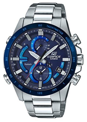 Pre-owned Casio Edifice Solar Watch Eqb-900db-2ajf Smartphone Link Small Size From Japan