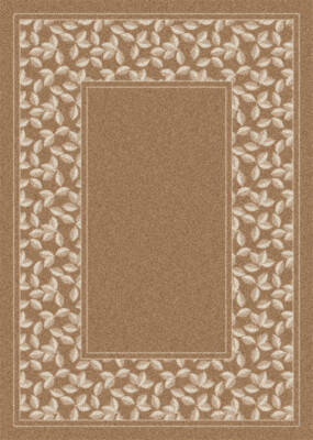 Milliken Beige Contemporary Petals Pictorial Ivy League Light Sandstone