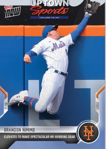 2021 Topps Now - Brandon Nimmo #486