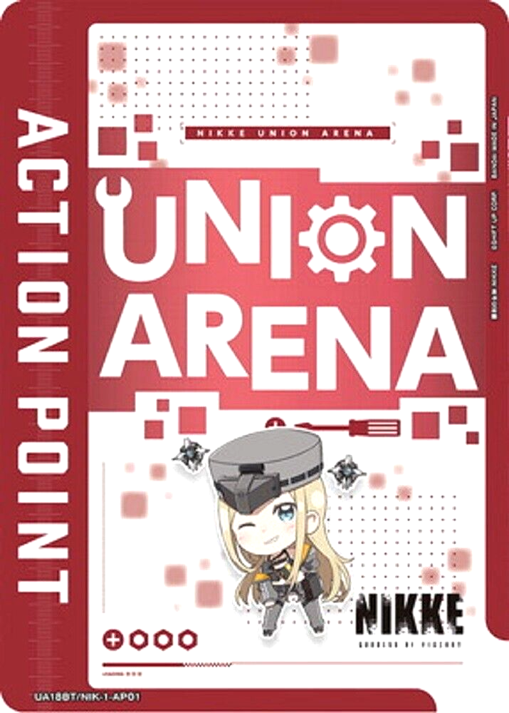 Union Arena Card NIKKE AP Action Point Japanese DHL UA18BT Union Arena Card NIKKE AP Action Point Japanese DHL UA18BT