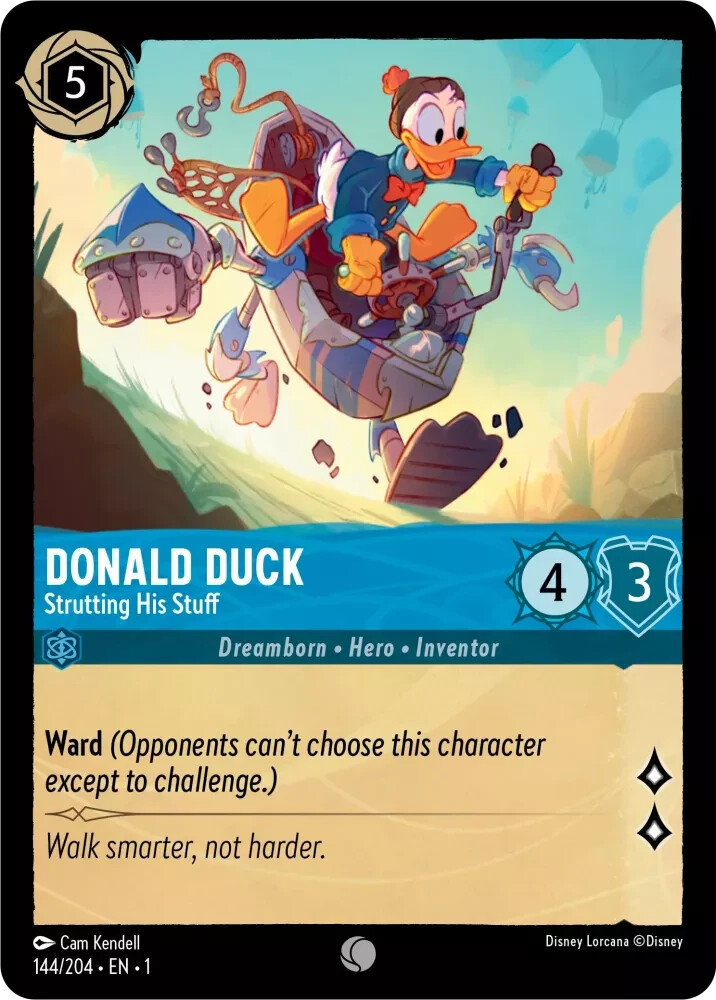 Disney LORCANA プレイマット（Donald Duck） Donald Duck Playmat—Disney Lorcana - Board Game Barrister