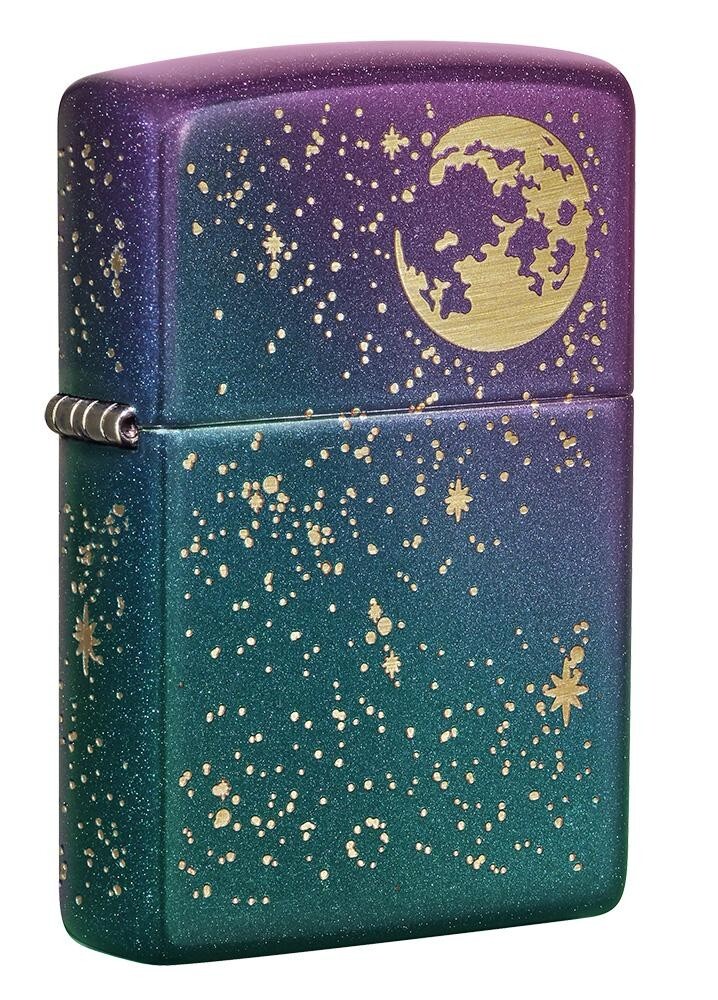 Zippo 49448, 4-сторонний дизайн Starry Sky, зажигалка с переливчатой отделкой