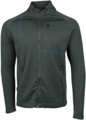 

Page - Tuttle Coverstitch Full Zip Layering Мужская серая повседневная спортивная верхняя одежда, Grey, Page - Tuttle Coverstitch Full Zip Layering