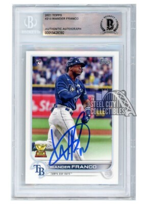特価！topps スーパースター　wander Francoルーキーサインカード Wander Franco 2022 Topps Autograph Rookie Card #215 BAS | eBay