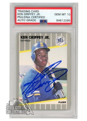 Ken Griffey Jr. & Sr. 直筆サインボール PSA証明付き Ken Griffey Jr Sr Dual Signed Baseball JSA Certified