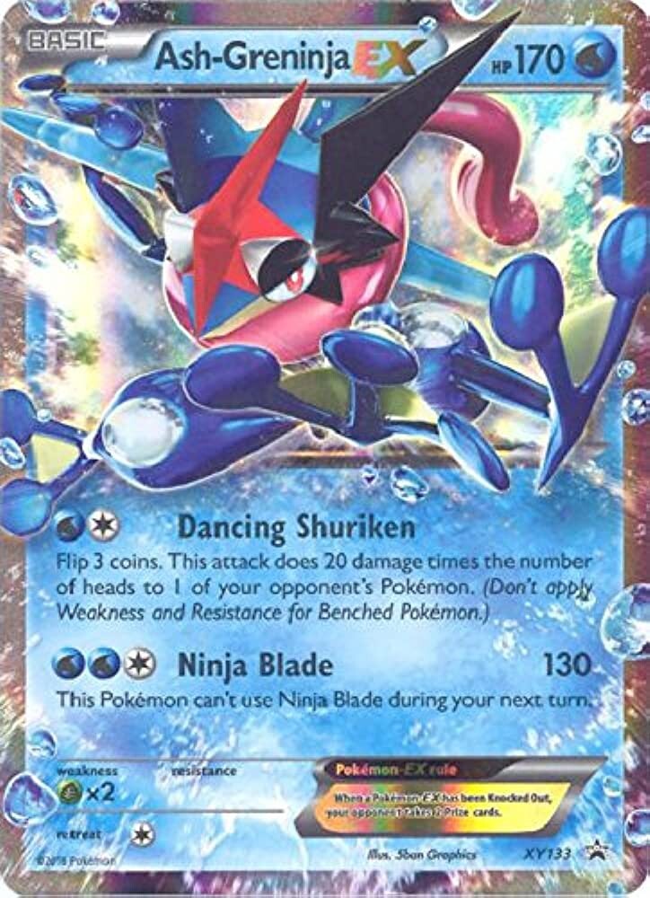 Pokémon TCG Ash-Greninja EX Oversized Promos XY133 Holo