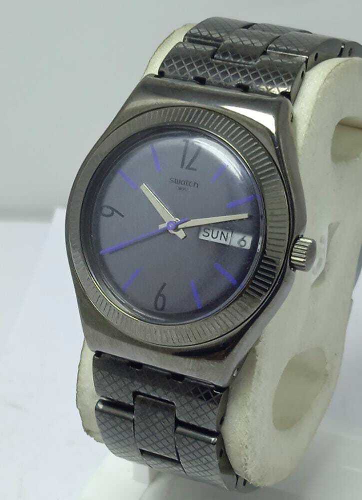 Swatch Swiss Irony Patented Day Date Unisex Watch AHS8SAJ2