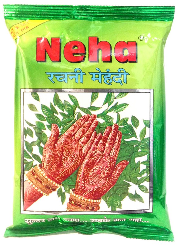 Neha Rachni Mehandi Powder | Natural Henna Paste FÃ¼R Tattoos Selber Machen (25g)