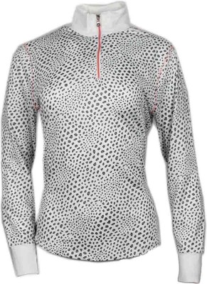 

Page - Tuttle Gradient Animal Print Mock Neck Womens Size  Casual Athletic Out, Белый, Page - Tuttle Gradient Animal Print Mock Neck