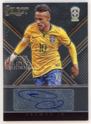 Neymar Jr 2015-16 Panini Select Autograph Card #SS-N 045/125
