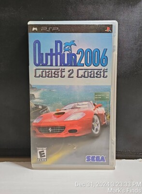 Outrun 2006 Coast 2 Coast (Sony PSP, 2006) Tested No Manual Playstation SEGA