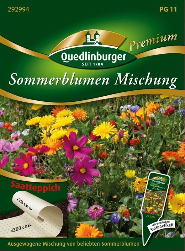 Quedlinburger 292994 Sommerblumenmischung (Blumenmischung)