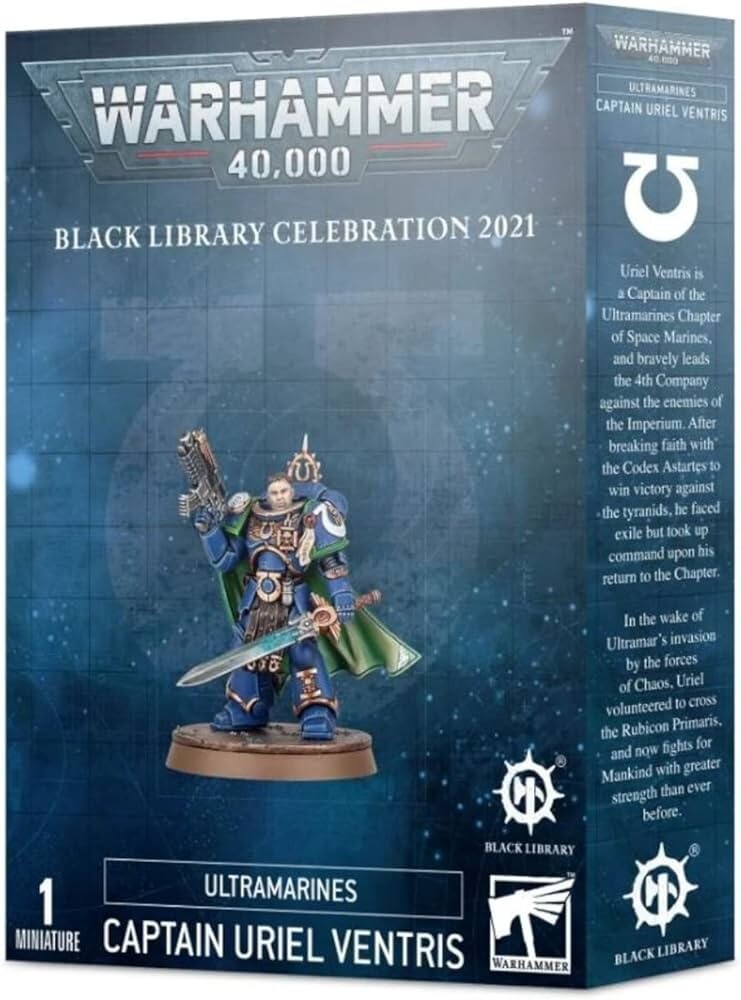 Капитан ультрадесанта Warhammer 40k Уриэль Вентрис НОВЫЙ в КОРОБКЕ