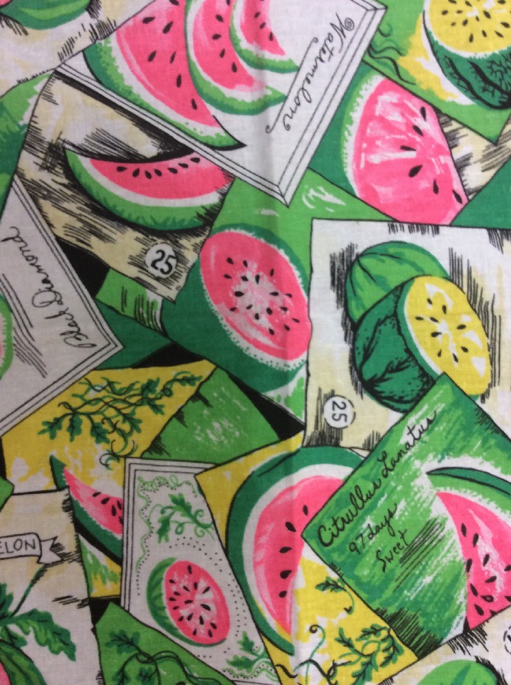 NAPKINS WATERMELONS HOT PINK GREEN YELLOW BLACK 18