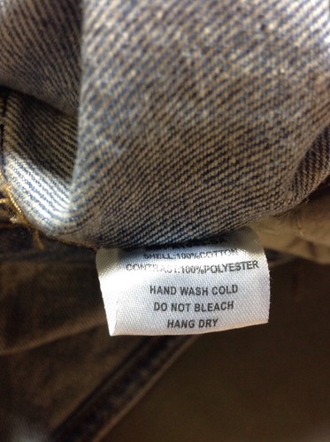 Mod Ref Overalls Distroyed 36X 29 Distressed Blue 100% Cotton