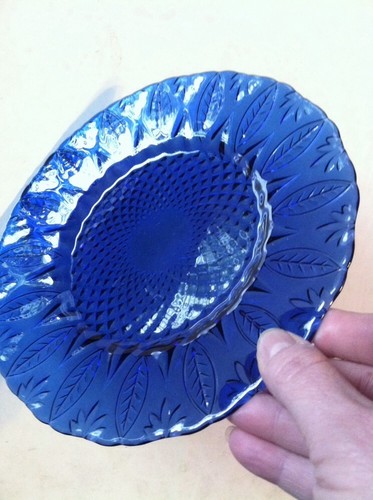 AVON ROYAL SAPPHIRE COBALT BLUE SALAD/DESERT PLATE
